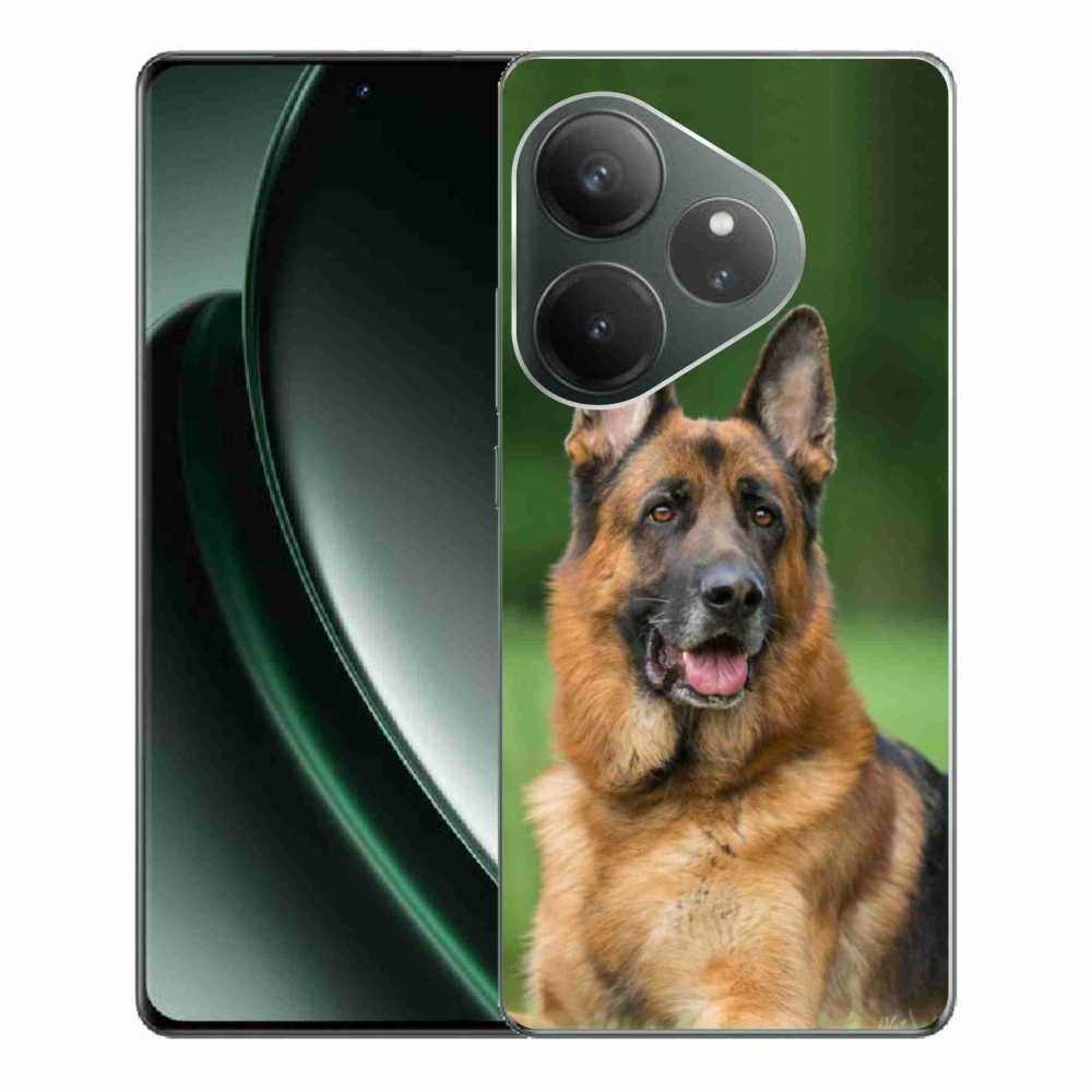 Gél borítás mmCase a Realme GT 6 5G/GT 6T 5G - Német juhászkutyához
