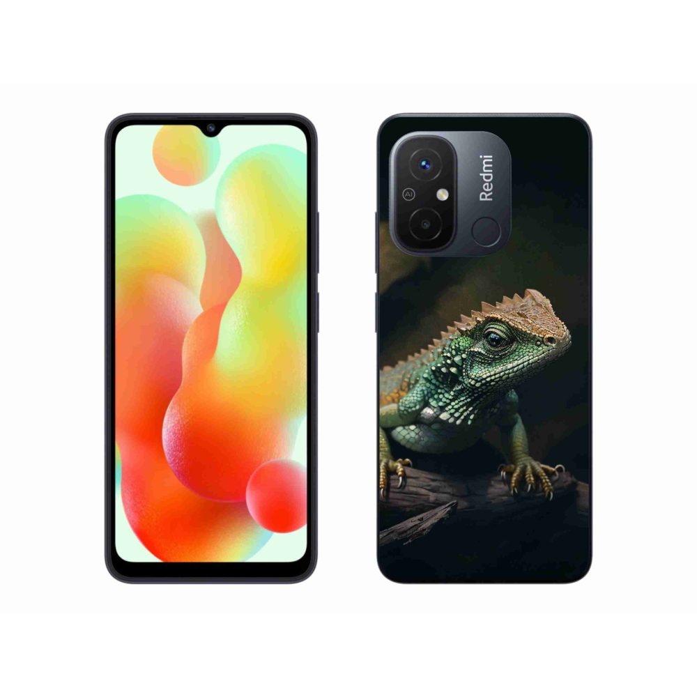 Gél borítás mmCase a Xiaomi Redmi 12C-hez - gyík