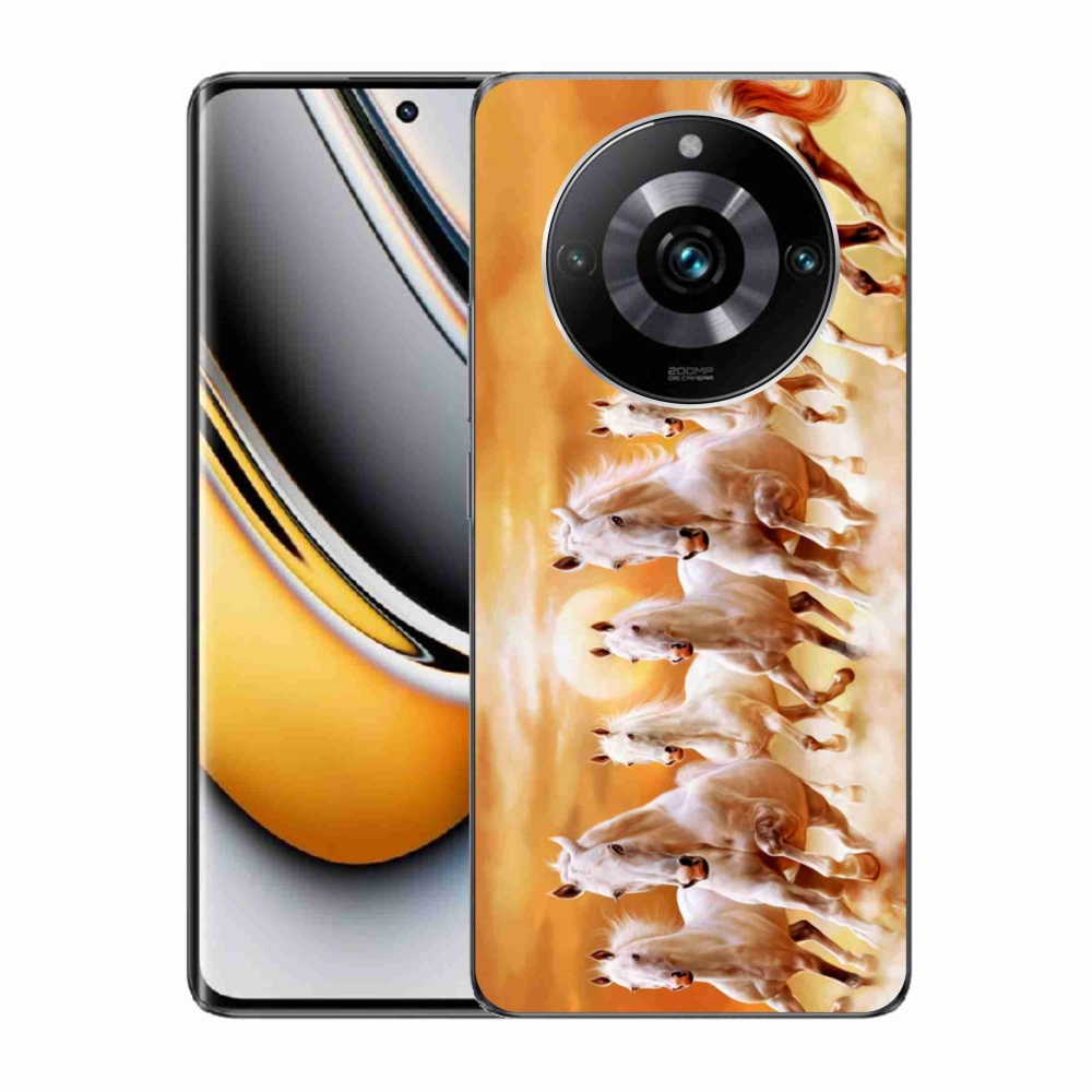 Gél tok mmCase a Realme 11 Pro/11 Pro+ készülékhez - lovak 2