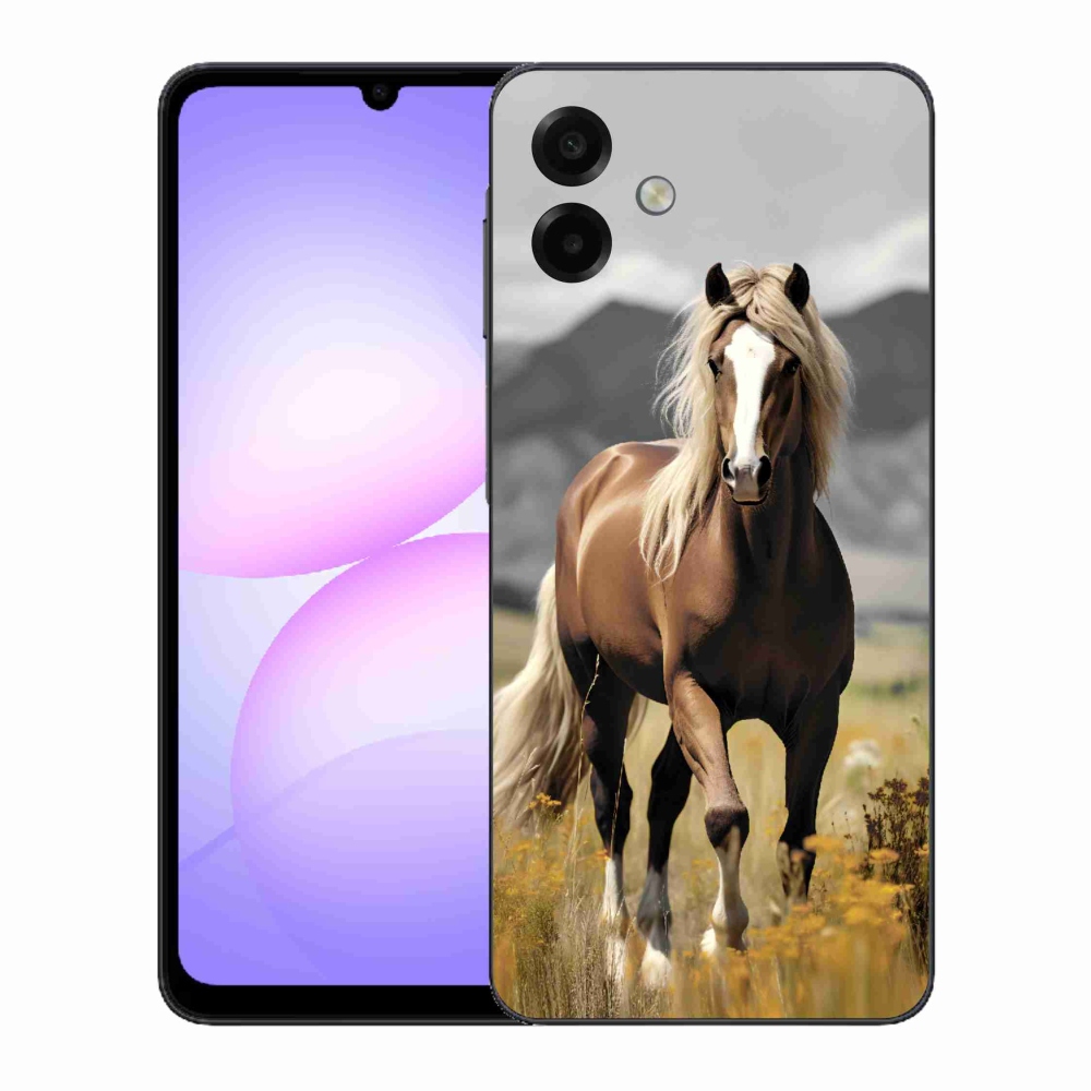 Zselés borítás mmCase Samsung Galaxy A07 4G - barna ló 1