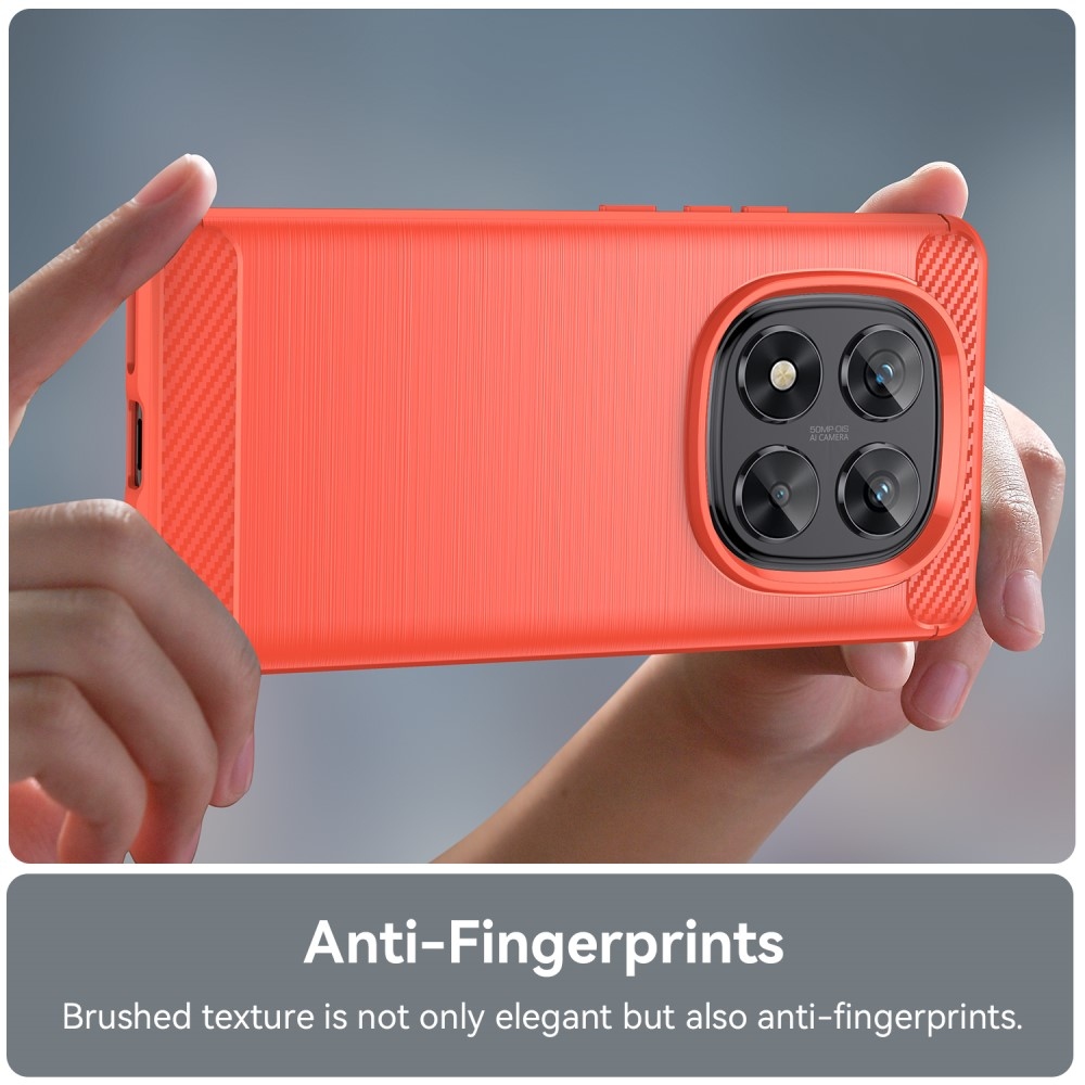 Szénálló zselés tok Xiaomi Redmi Note 14 Pro 5G/Poco X7 5G - piros