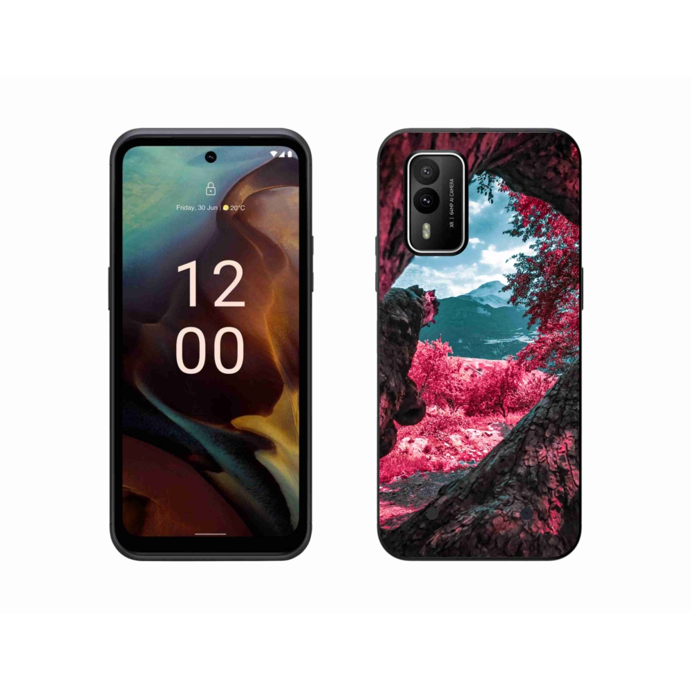 Zselés borítás mmCase a Nokia XR21 készülékhez - hegyi kilátás
