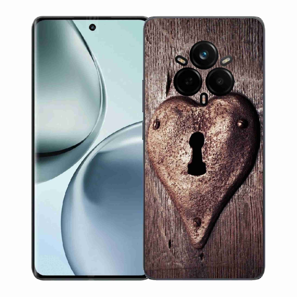 Zselés borítás mmCase a Realme 14 Pro+ 5G számára - szív alakú zár