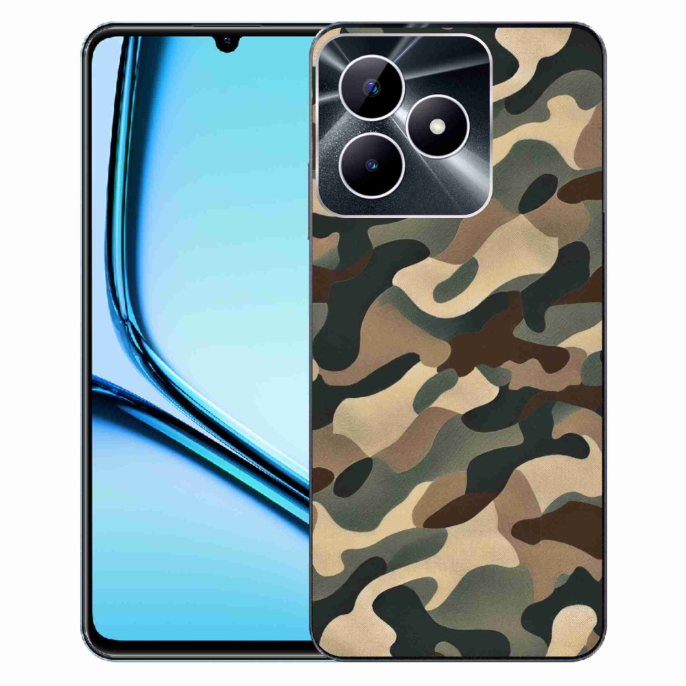 Zselés borítás mmCase a Realme Note 50 készülékhez - álcázott minta 11