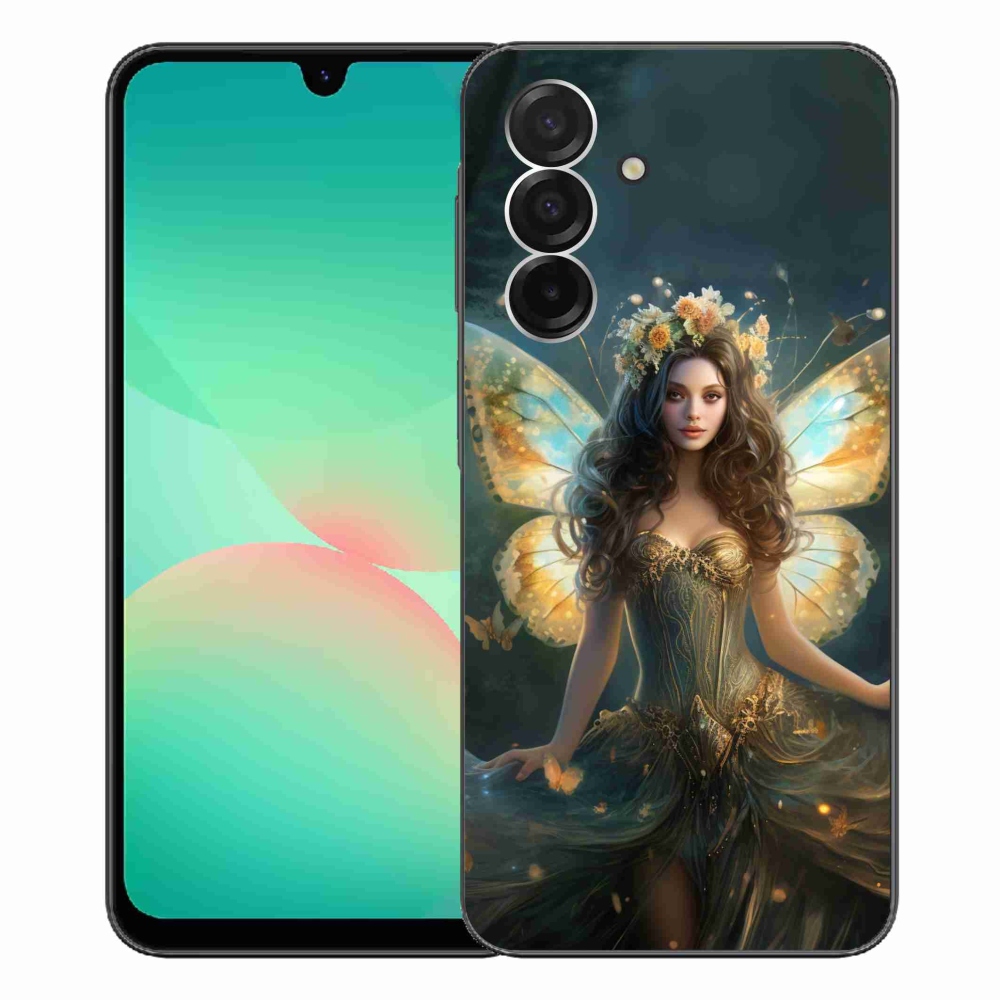 Gél borítás mmCase Samsung Galaxy A26 5G - pillangó nőhöz