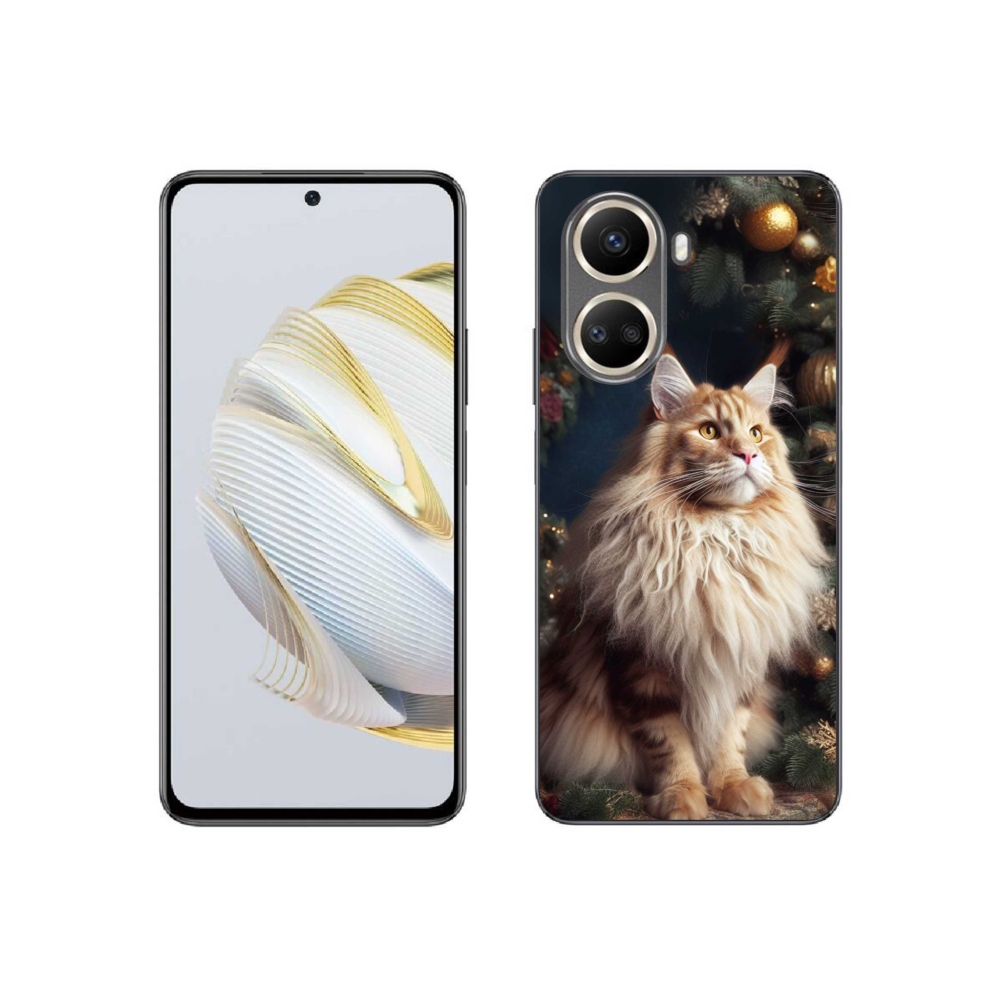 Gél borítás mmCase a Huawei Nova 10 SE-hez - macska a fánál