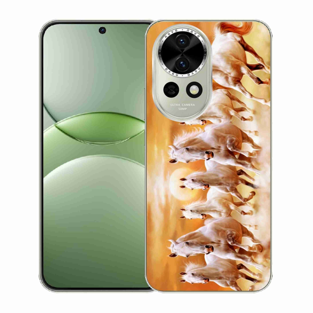 Zselés borítás mmCase a Huawei Nova 13 5G-n - lovak 2