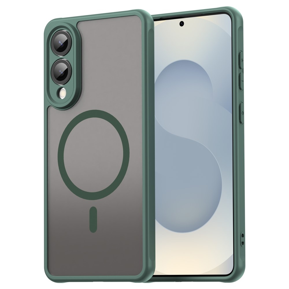 Matta zselés tok MagSafe tok Samsung Galaxy S25 Edge készülékhez - zöld