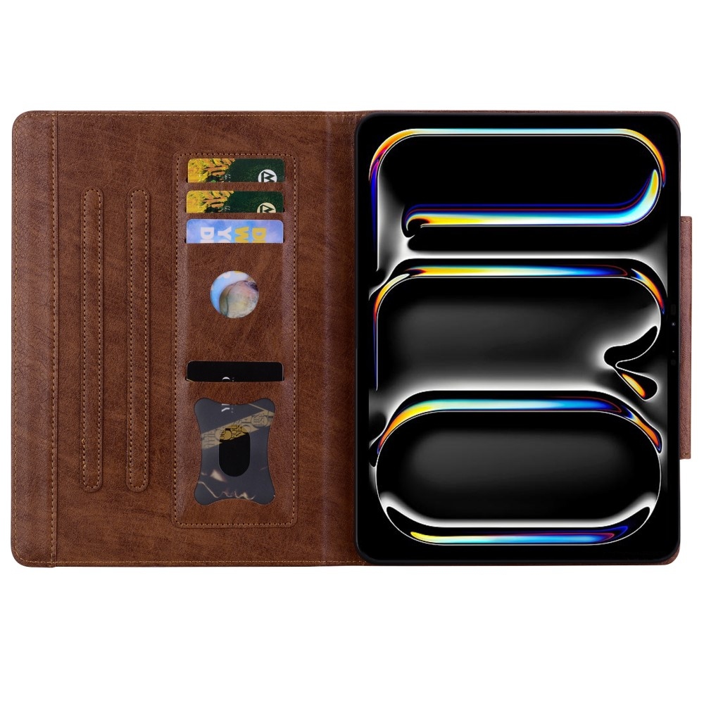 Üzleti táblagép tok iPad Air 13 (2024)/(2025) - barna