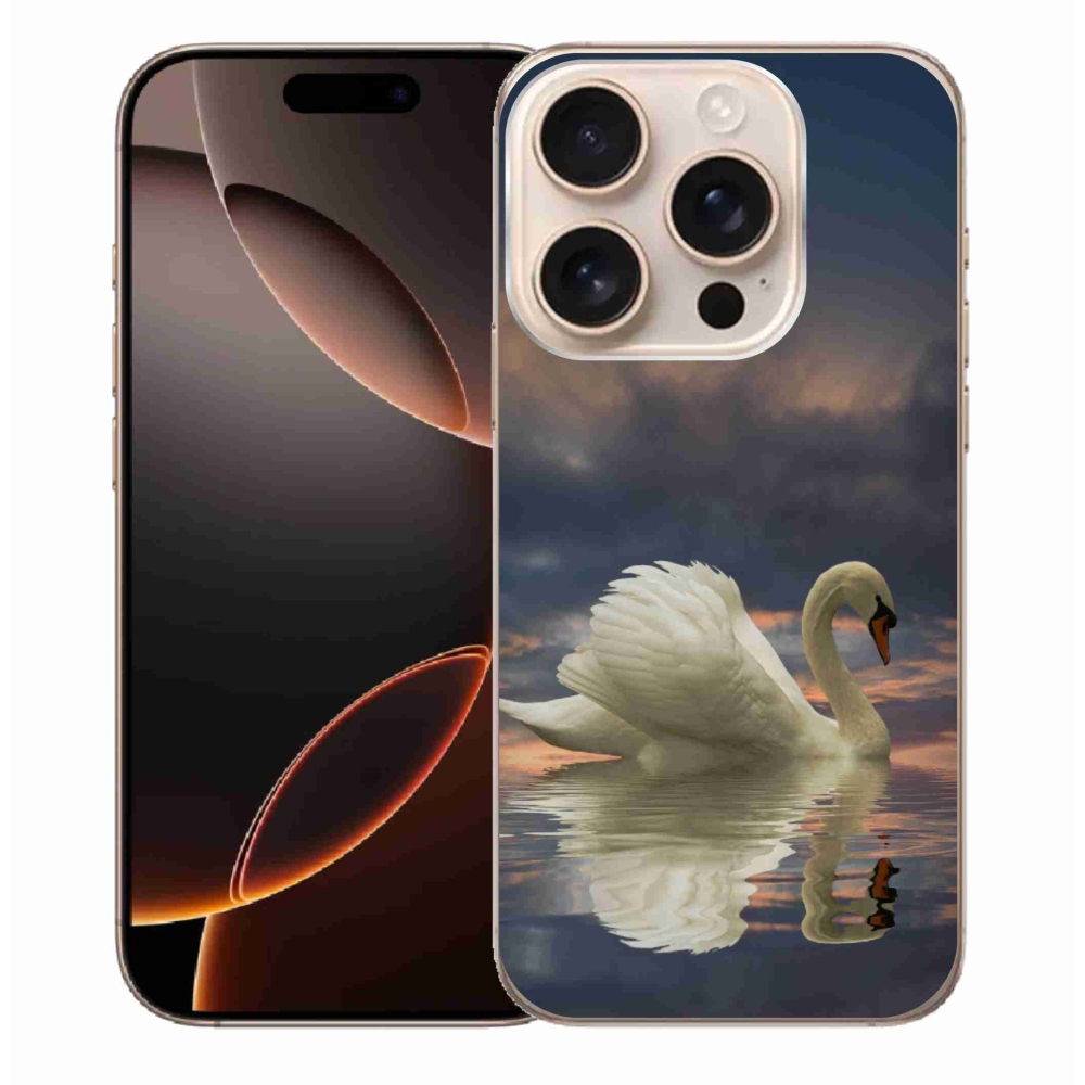 Gél védőburkolat mmCase iPhone 16 Pro Max készülékhez - hattyú