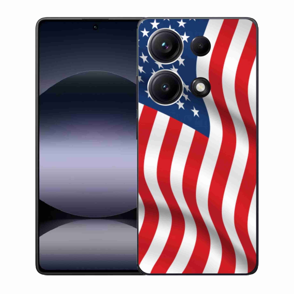 Gél borítás mmCase a Xiaomi Redmi Note 14S-hez - amerikai zászló
