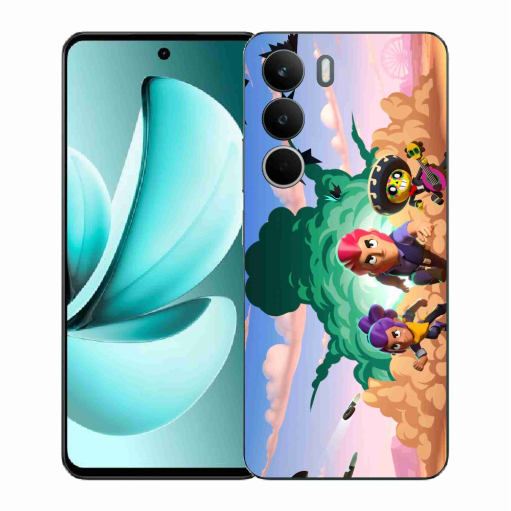 Gél borítás mmCase a Realme C71-hez - verekedős csillagok