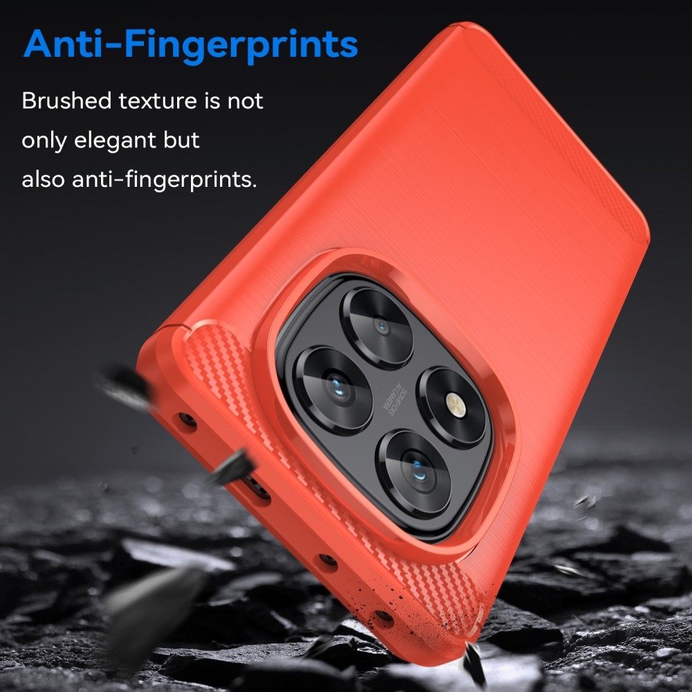 Szénálló zselés tok Xiaomi Redmi Note 14 Pro 5G/Poco X7 5G - piros