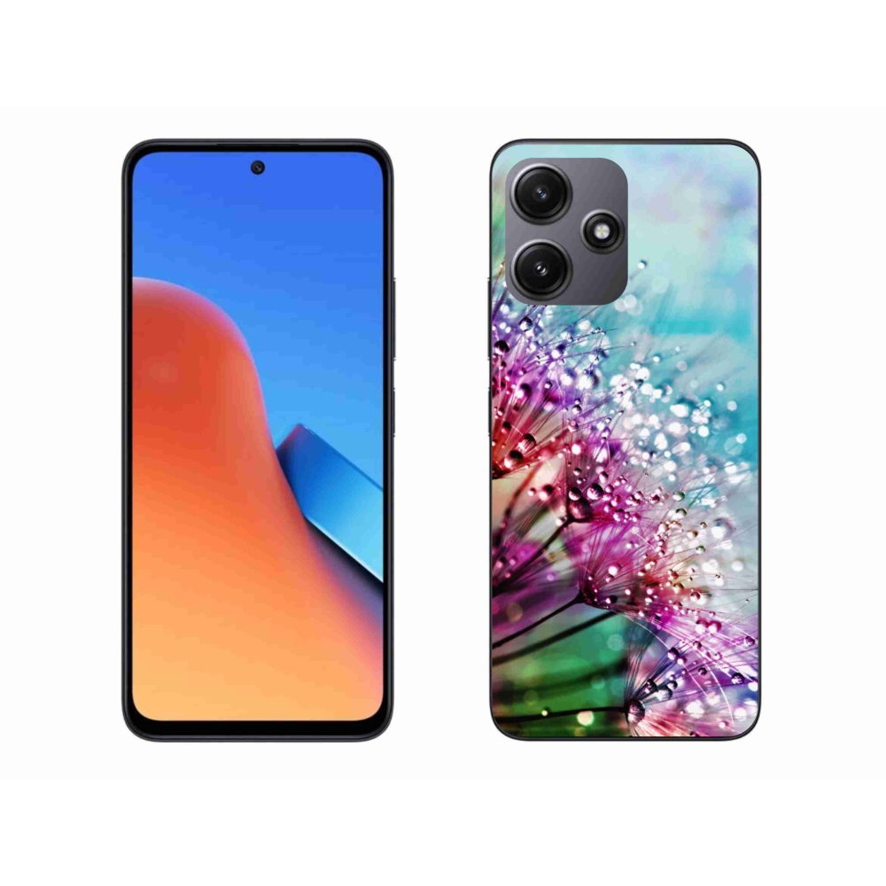 Gél borító mmCase a Xiaomi Redmi 12 5G számára - színes virágok