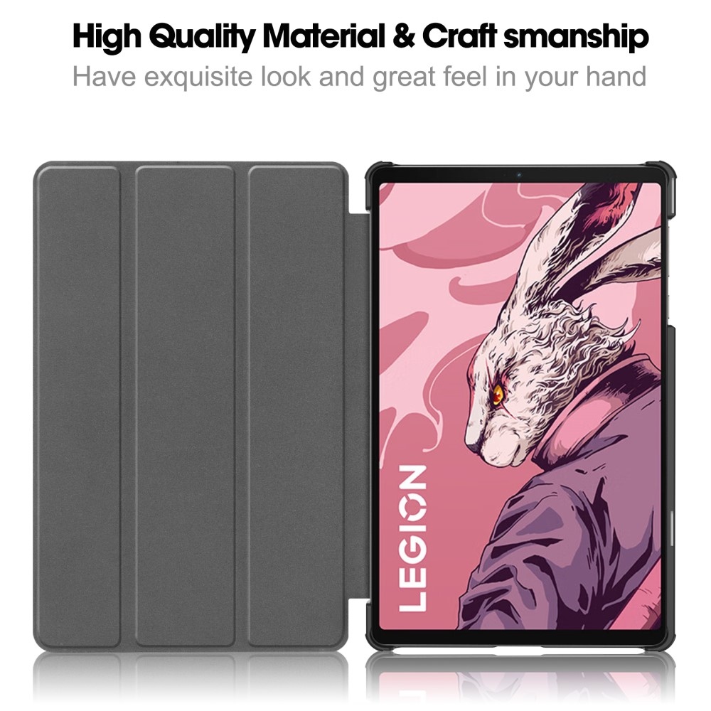 Cases okos záró tok Lenovo Legion Tab 8.8 (2. Gen.) táblagéphez - piros