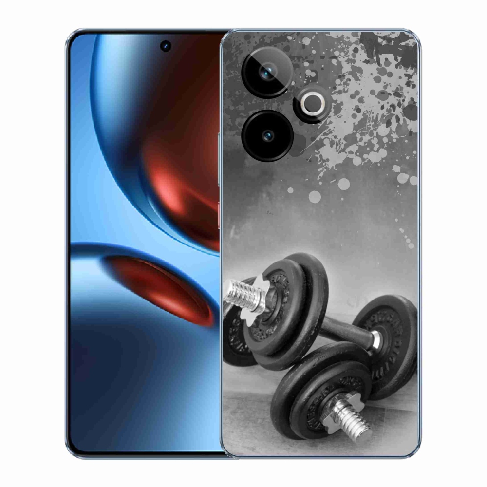 Rugalmas zselés borítás mmCase képpel a Realme GT 7 5G/GT 7T 5G - súlyzók 1