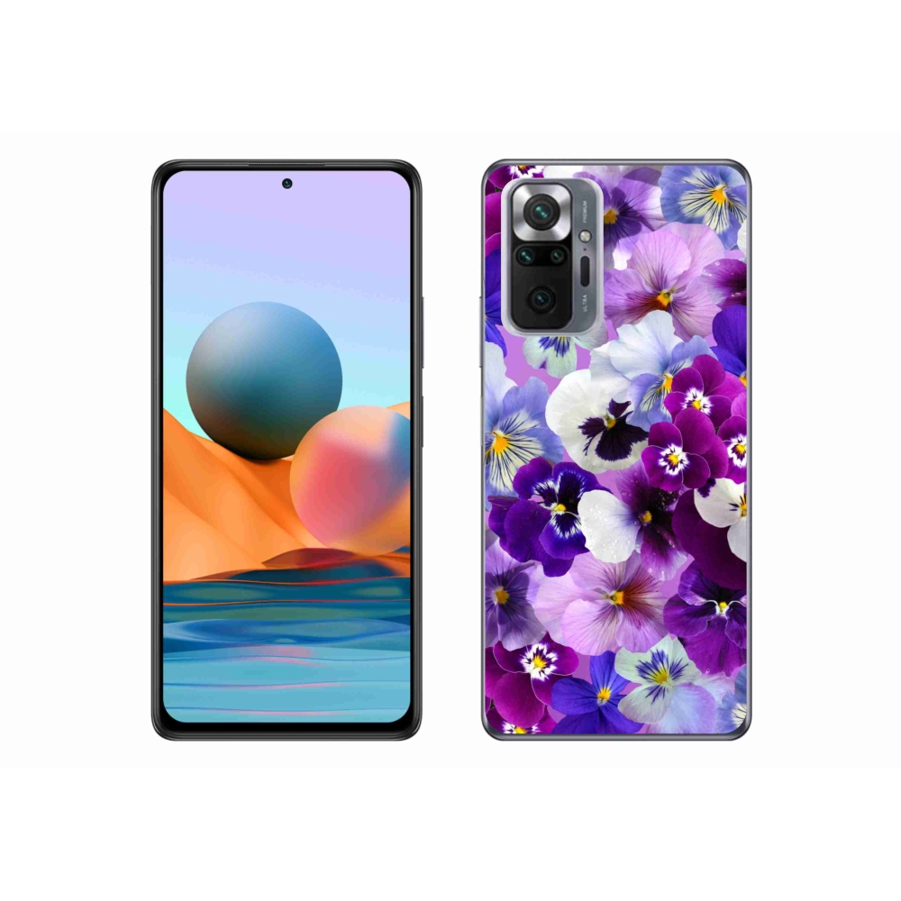 Gél borítás mmCase a Xiaomi Redmi Note 10 Pro számára - virágok 9