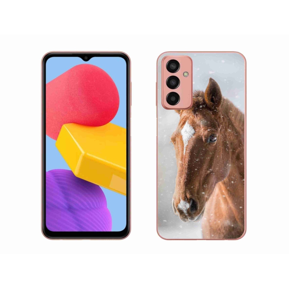 Zselés borítás mmCase Samsung Galaxy M13 - barna ló 2