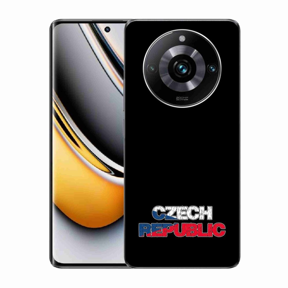 Gél borítás mmCase a Realme 11 Pro/11 Pro+ készülékhez - Csehország fekete háttér
