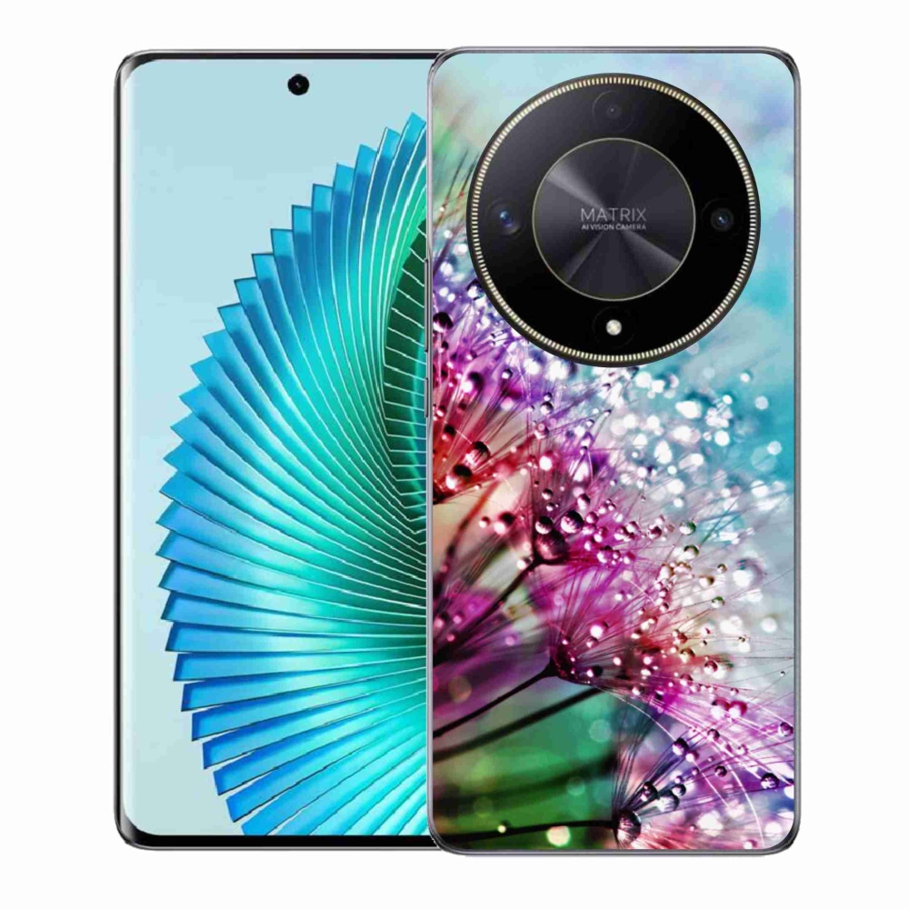 Gél borítás mmCase a Honor Magic 6 Lite 5G számára - színes virágok