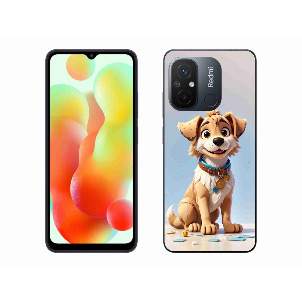Gél borítás mmCase a Xiaomi Redmi 12C-hez - rajzfilm kiskutya
