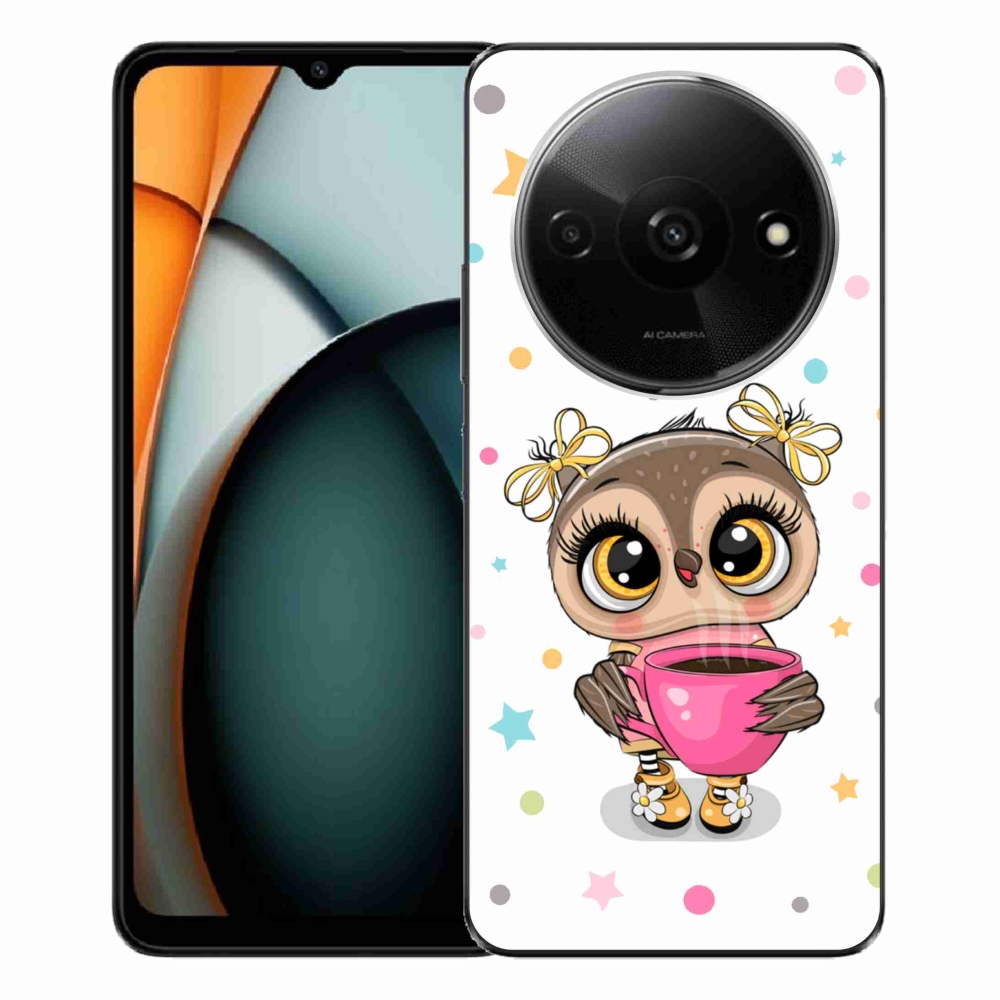 Gél borítás mmCase a Xiaomi Redmi A3-hoz - rajzfilm bagoly