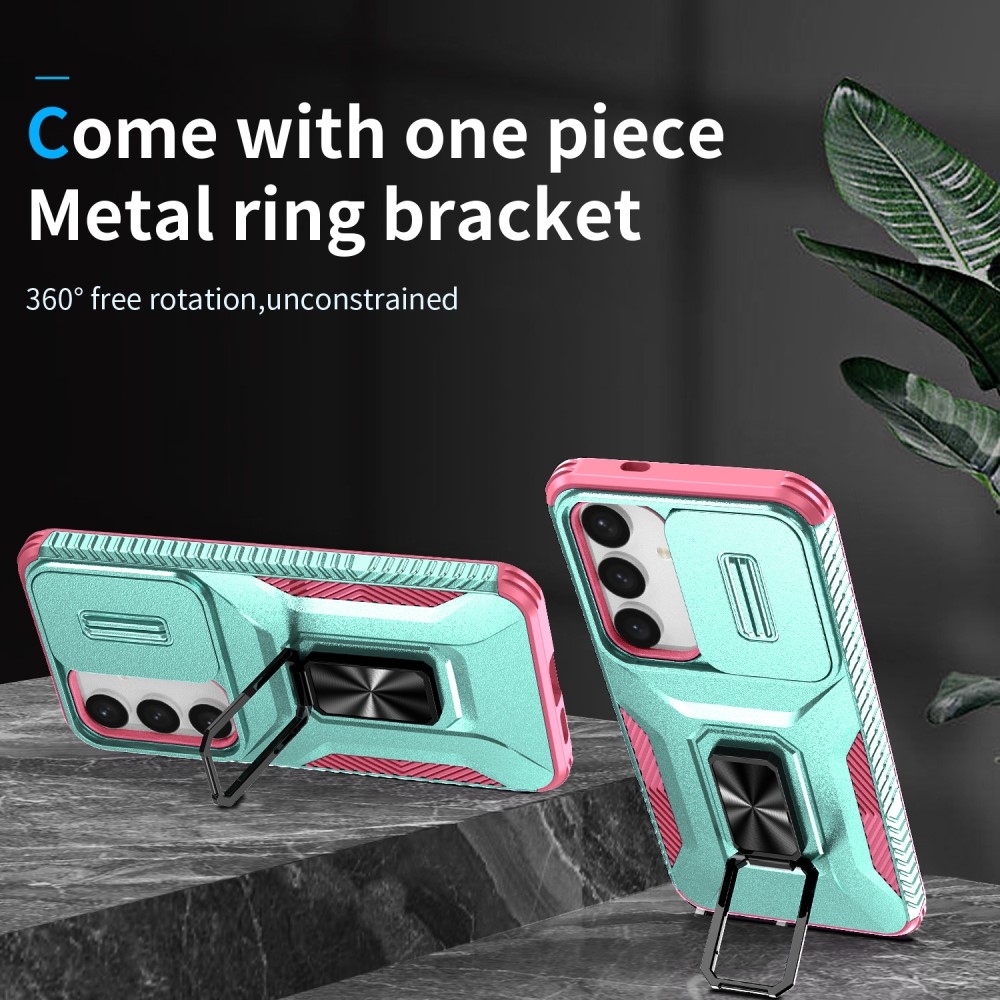 Csúszásálló borító Samsung Galaxy S24+/S25+ készülékhez - teal/pink