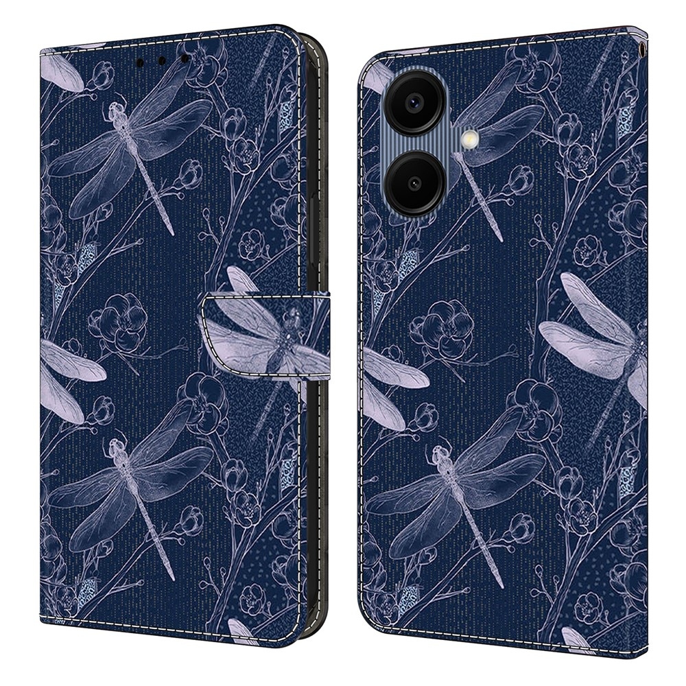 Sima könyves tok Samsung Galaxy A07 4G - szitakötőkhöz