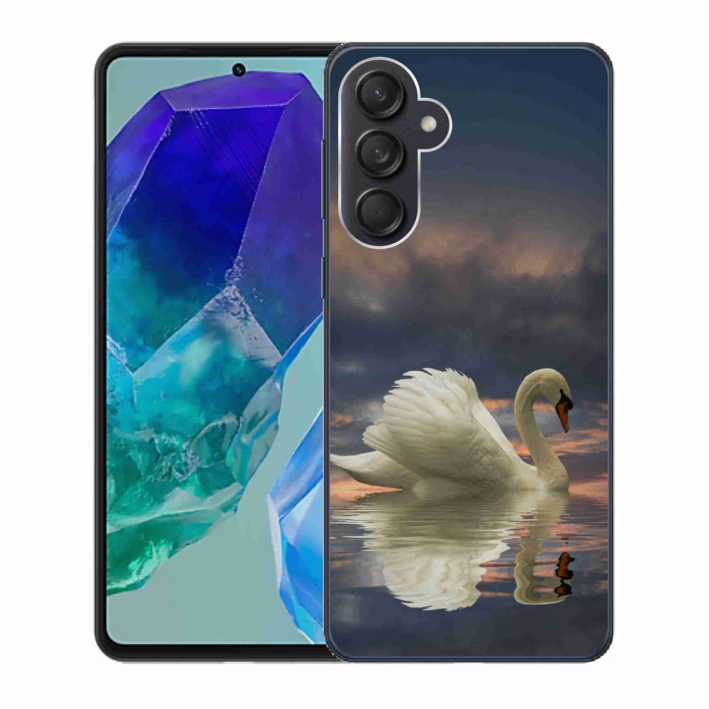 Gél védőhuzat mmCase Samsung Galaxy M55 5G - hattyú