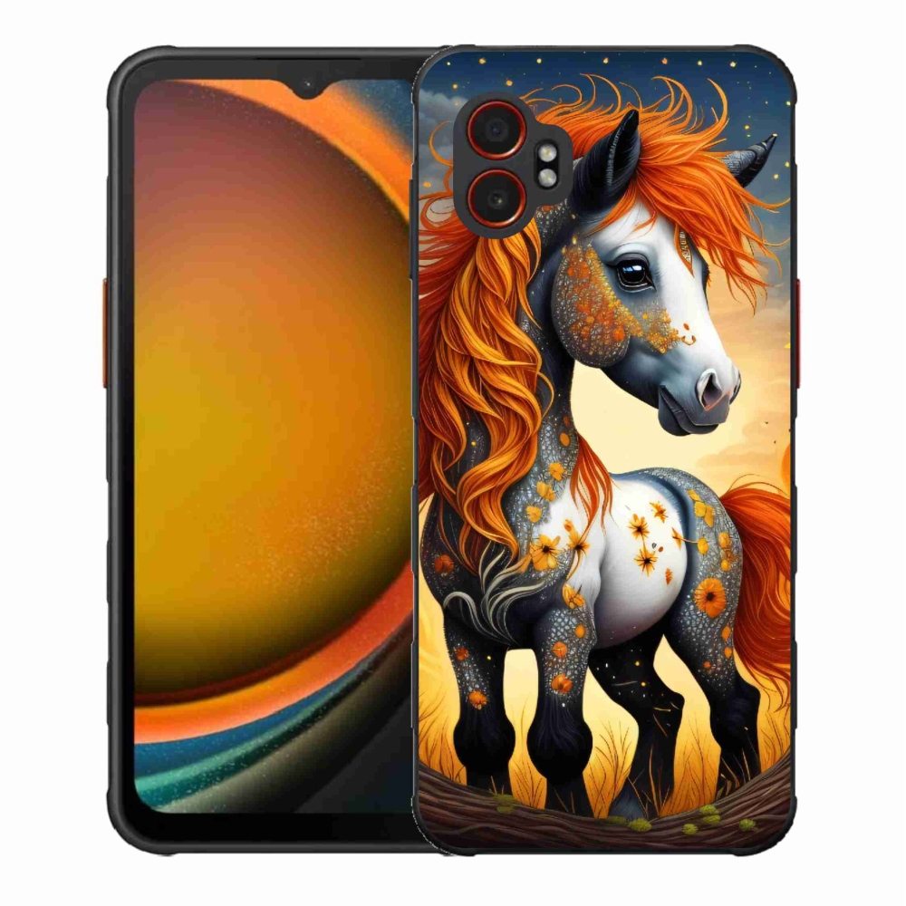 Zselés borítás mmCase Samsung Galaxy Xcover 7 Pro készülékhez - színes pónifarok