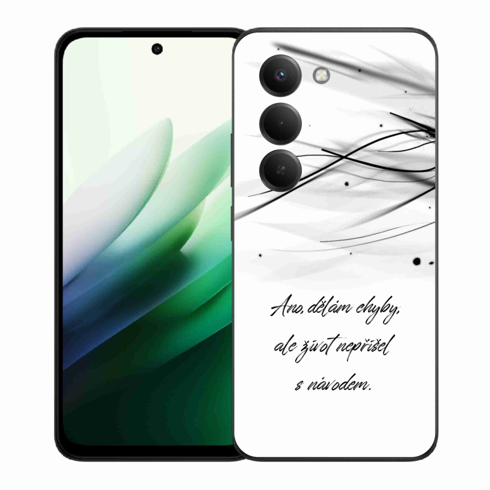 Gél borítás mmCase a Xiaomi Redmi 15 5G - idézem fehér háttérrel