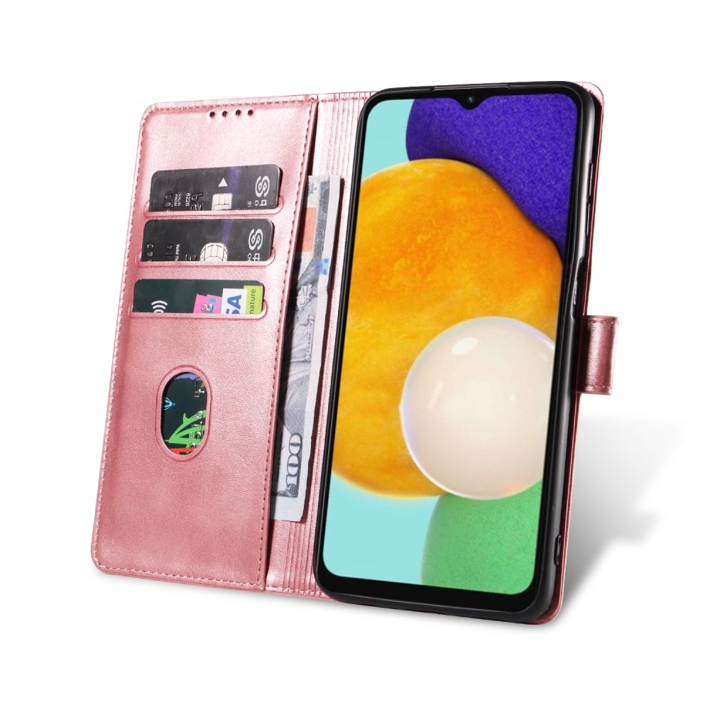 Zárható könyv tok Samsung Galaxy A26 5G - rózsa arany