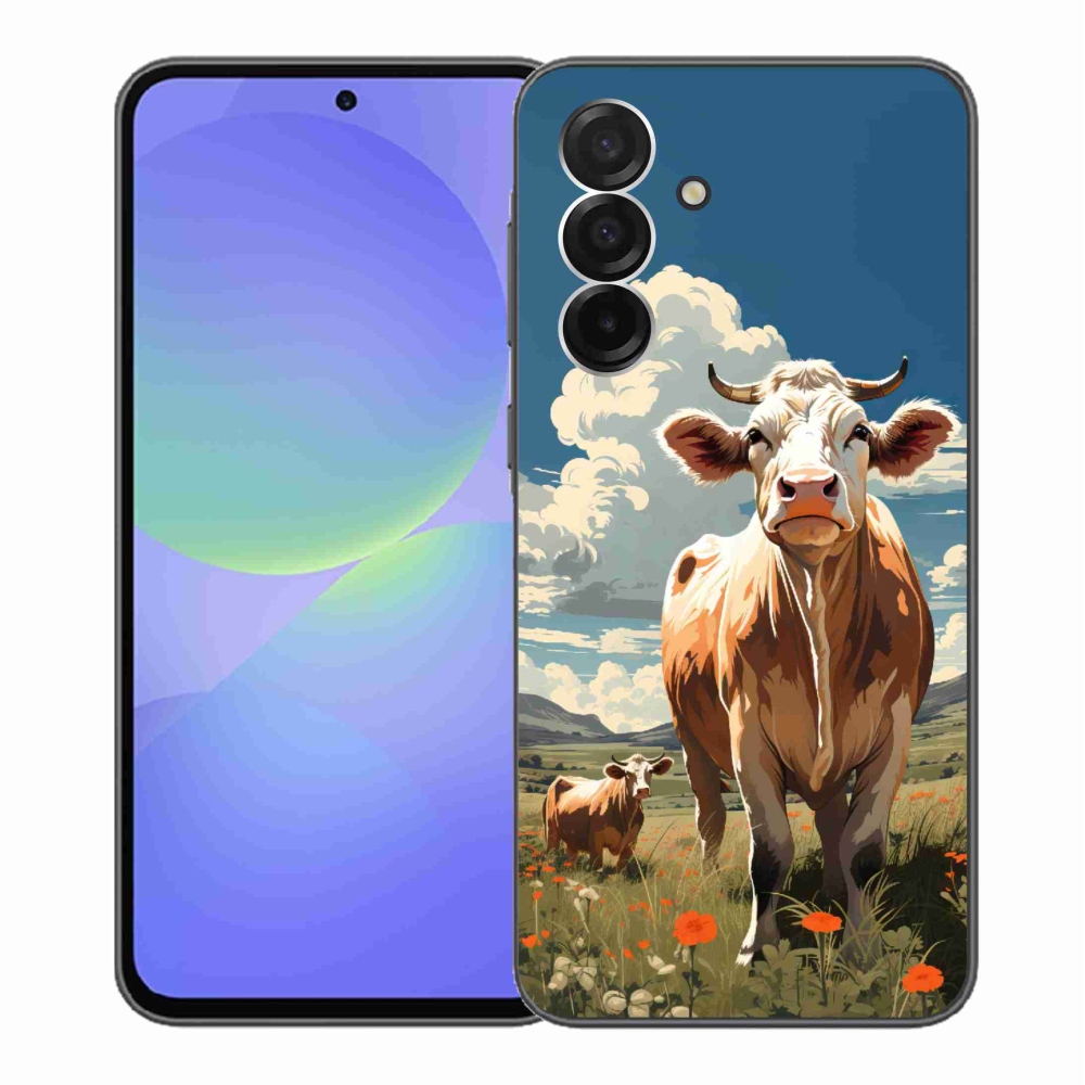 Zselés borítás mmCase Samsung Galaxy A36 5G - tehenek a réten