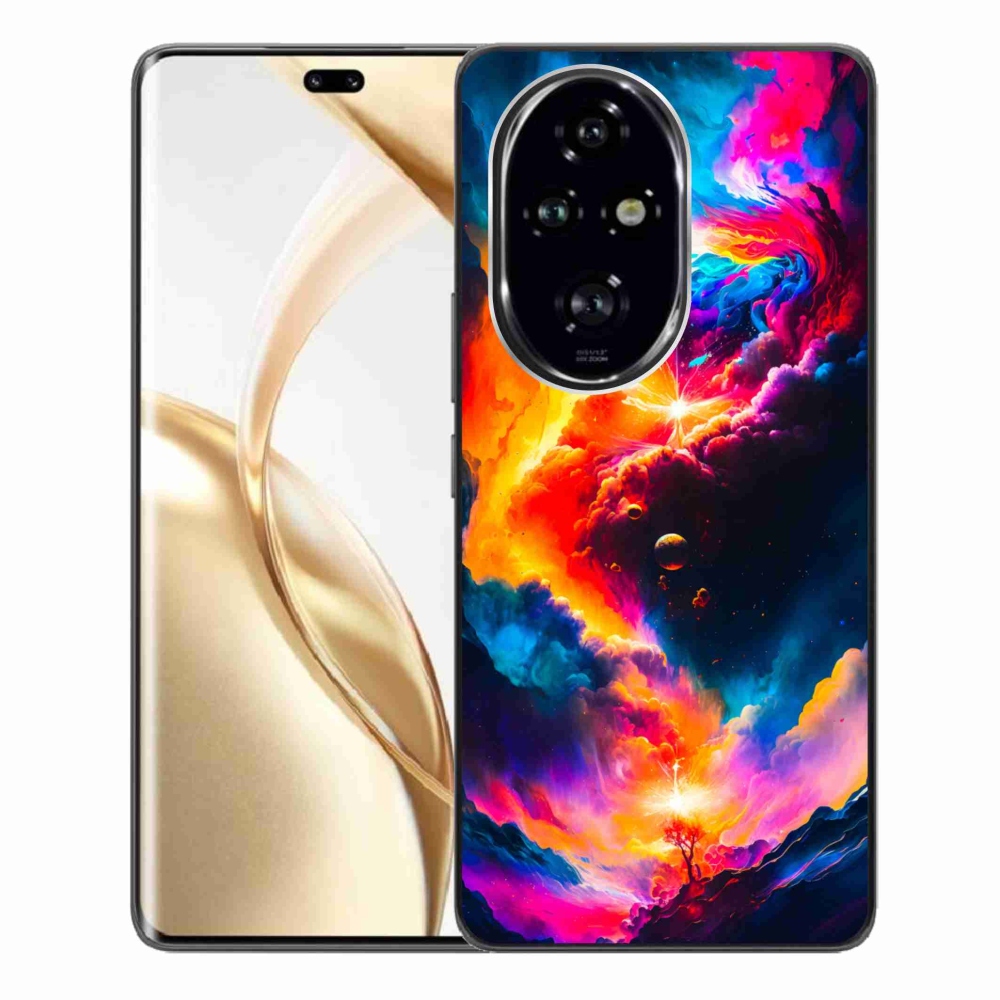 Zselés borítás mmCase a Honor 200 Pro 5G számára - absztrakt motívum