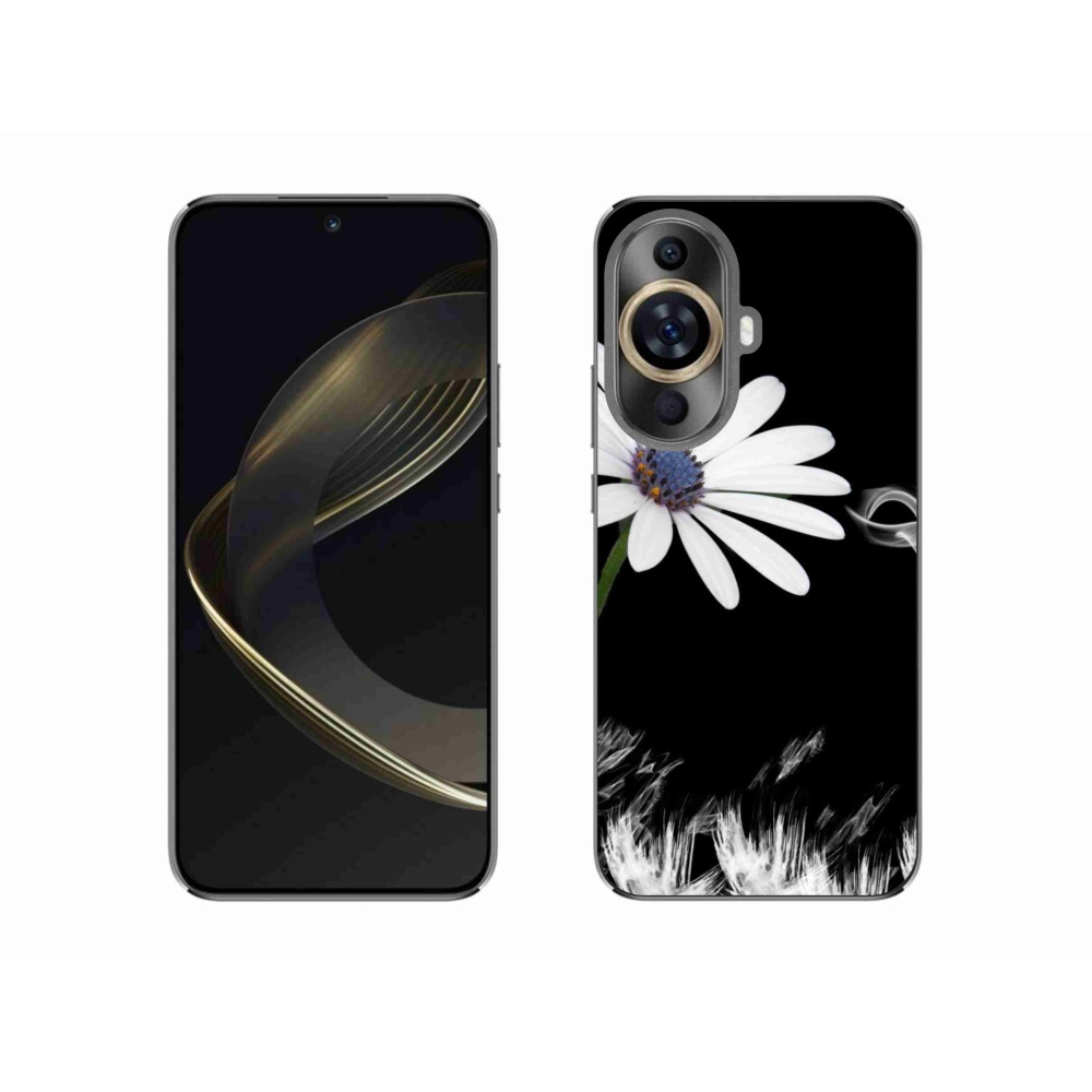 Gél borítás mmCase a Huawei Nova 11-hez - fehér virág