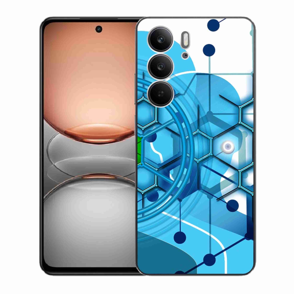 Gél borítás mmCase a Realme C75 készülékhez - absztrakt minta 2