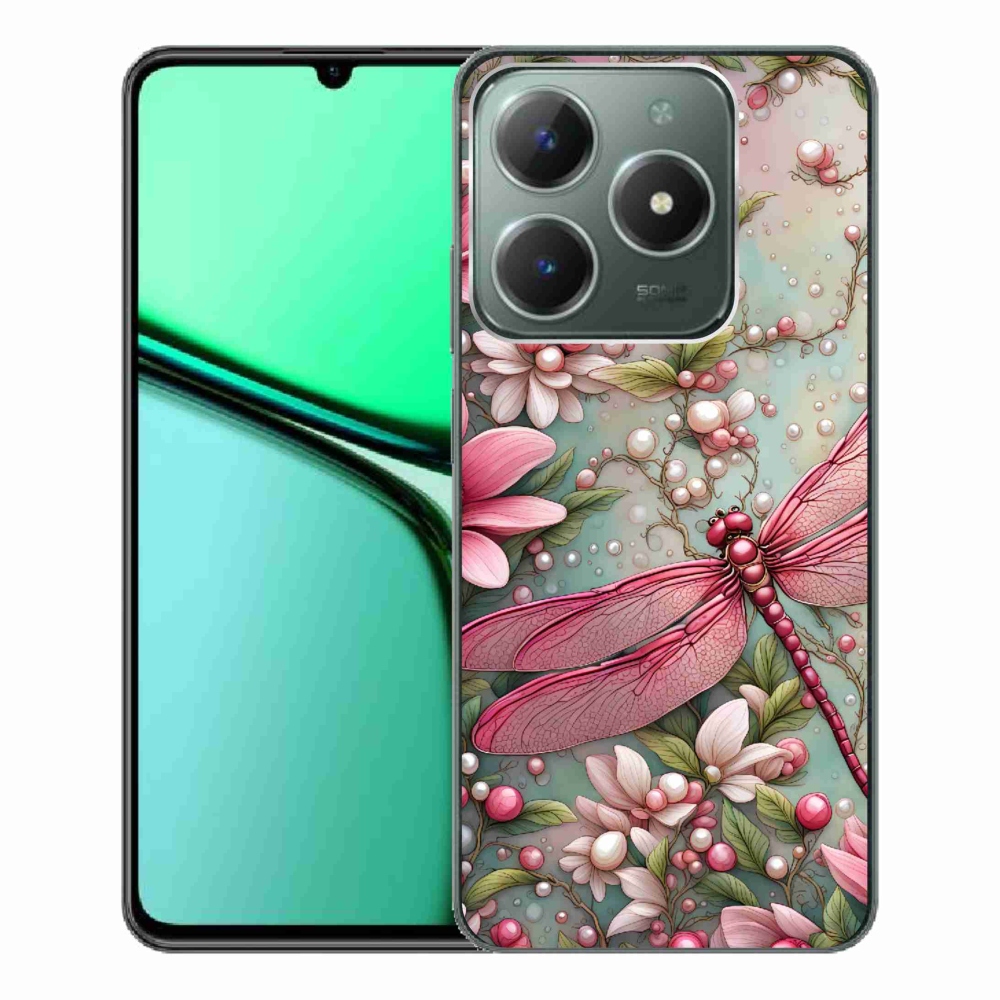 Gél borítás mmCase a Realme C61 készülékhez - szitakötő