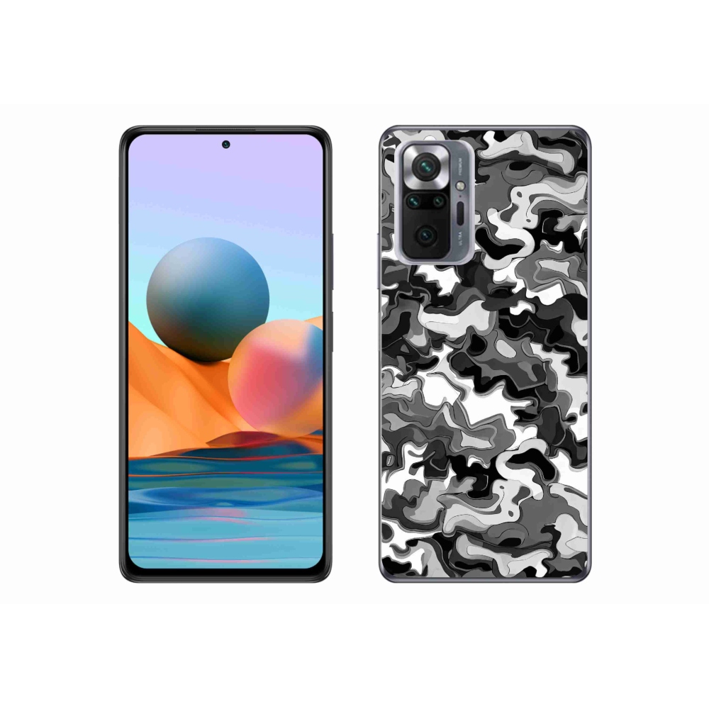 Gél borítás mmCase a Xiaomi Redmi Note 10 Pro készülékhez - terepszínű minta 3