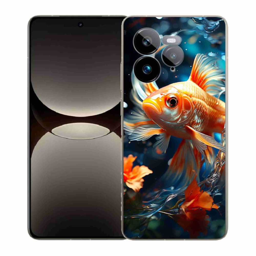 Zselés borítás mmCase a Realme GT 7 Pro 5G számára - hal