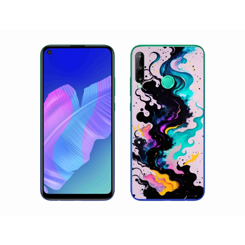 Gél borítás mmCase a Huawei P40 Lite E számára - absztrakt motívum 4