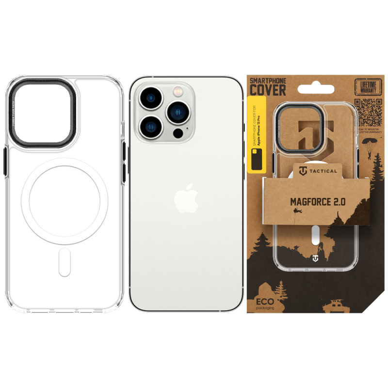 Tactical MagForce 2.0 tok az Apple iPhone 13 Pro-hoz, fekete