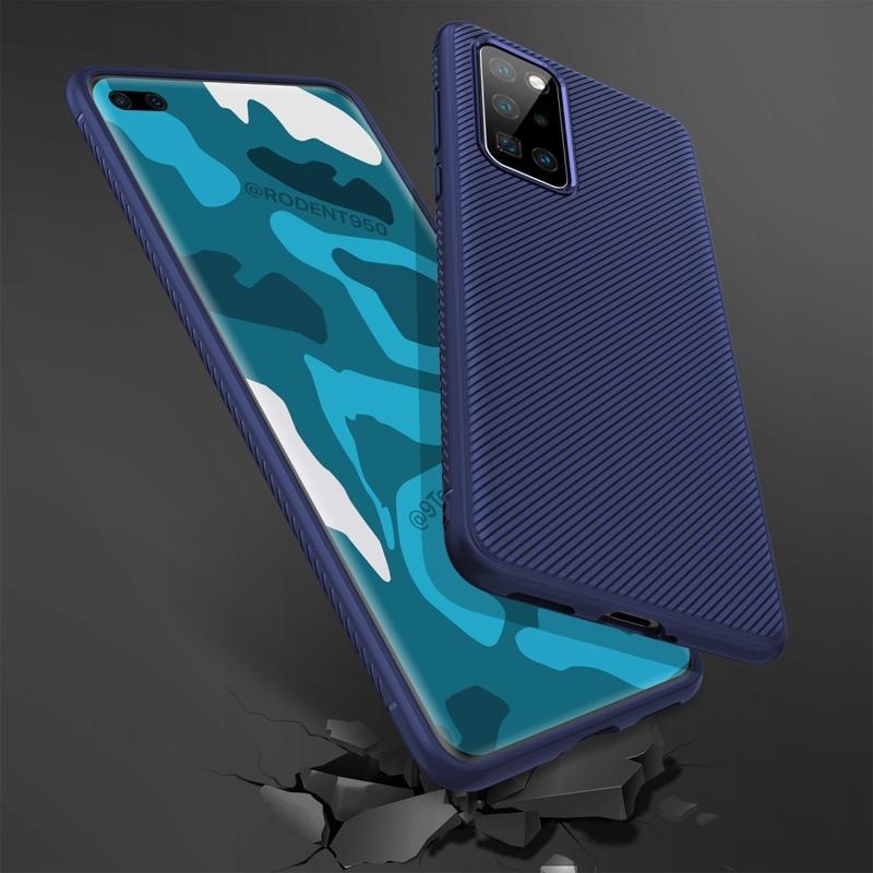 Jazz zselés tok Huawei P40 Pro készülékhez - kék
