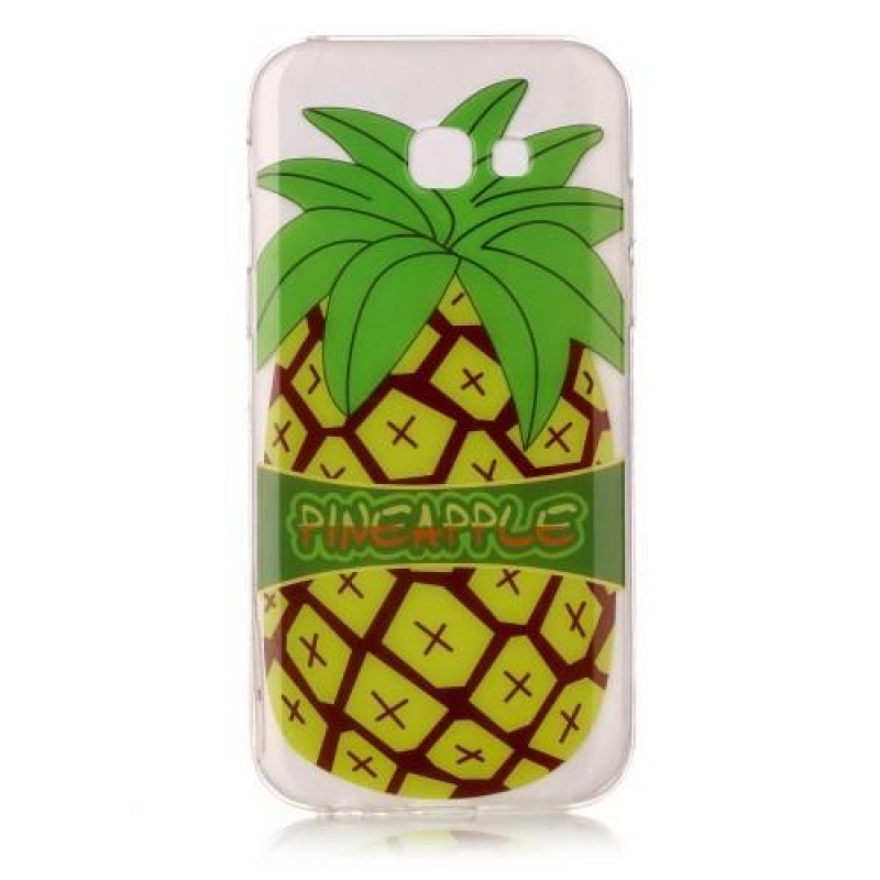 Jazz zselés tok mobiltelefonhoz Samsung Galaxy A5 (2017) - ananász