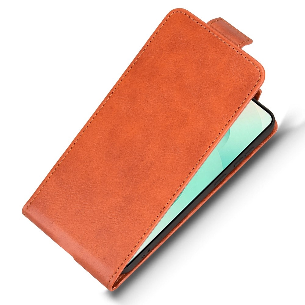 Vert flip tok Samsung Galaxy S25 FE készülékhez - narancssárga