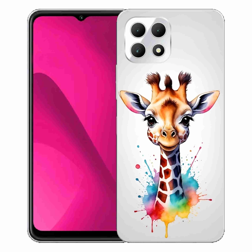 Zselés borítás mmCase a T-Mobile T Phone 2 készülékhez - zsiráf 1