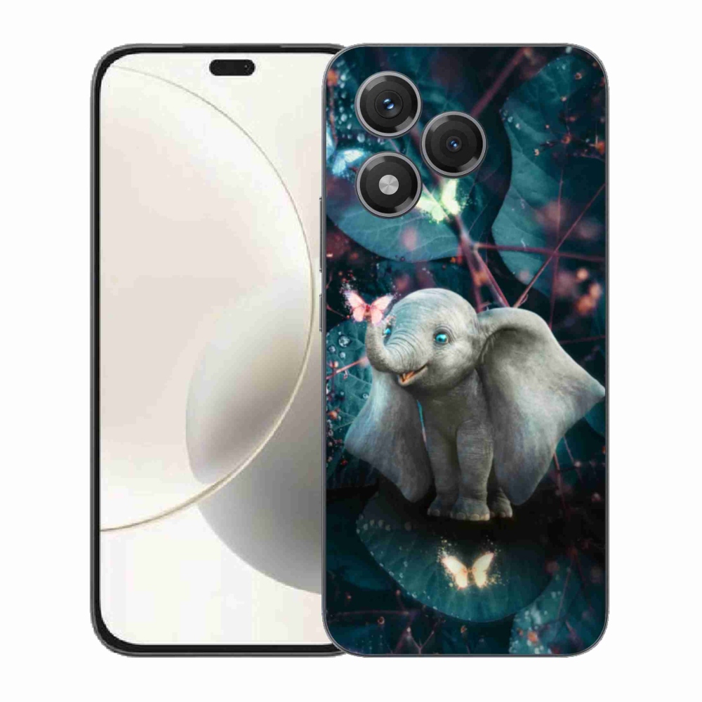 Zselés borítás mmCase a Honor 400 Lite-hoz - aranyos elefánt