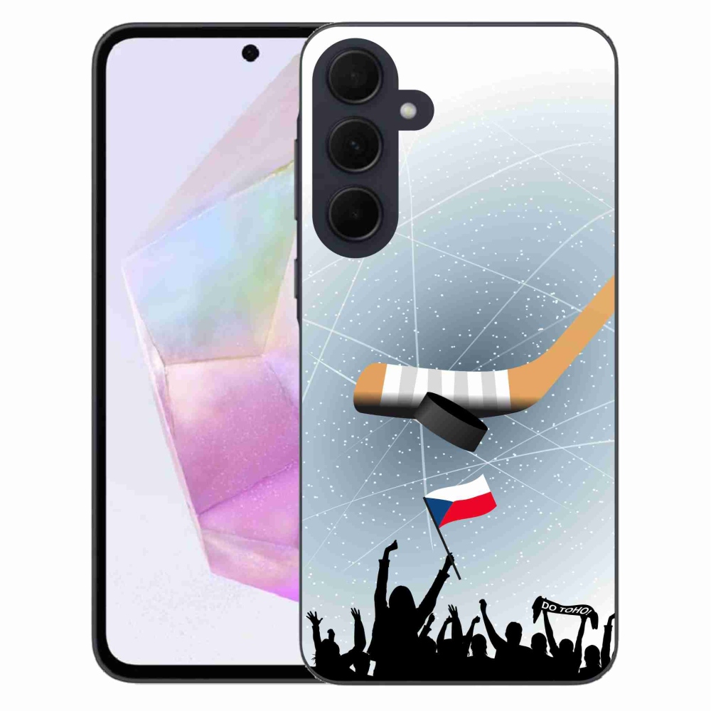 Gél borítás mmCase Samsung Galaxy A35 5G - hoki rajongóknak