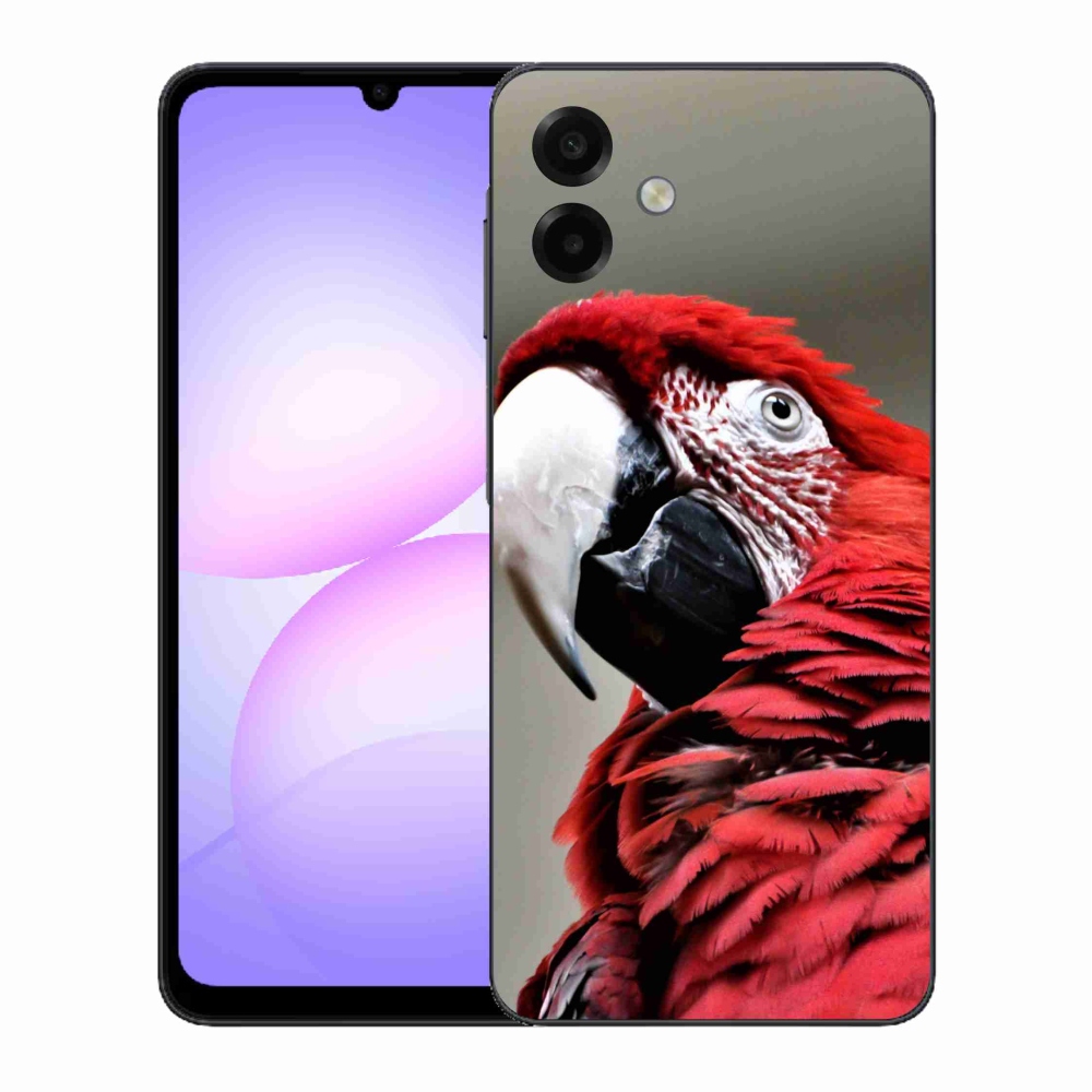 Gél borítás mmCase Samsung Galaxy A07 4G - papagáj ara piros