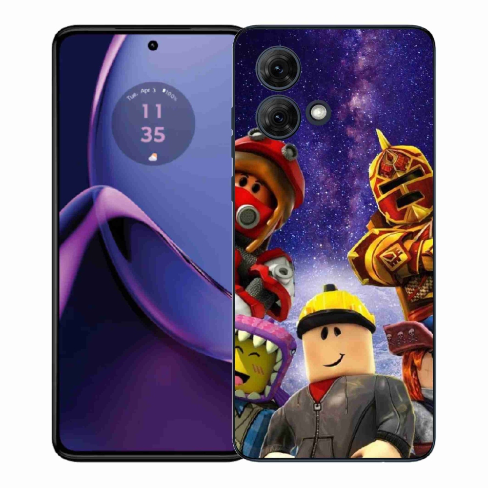 Gél védőburkolat mmCase a Motorola Moto G84 5G készülékhez - roblox 3