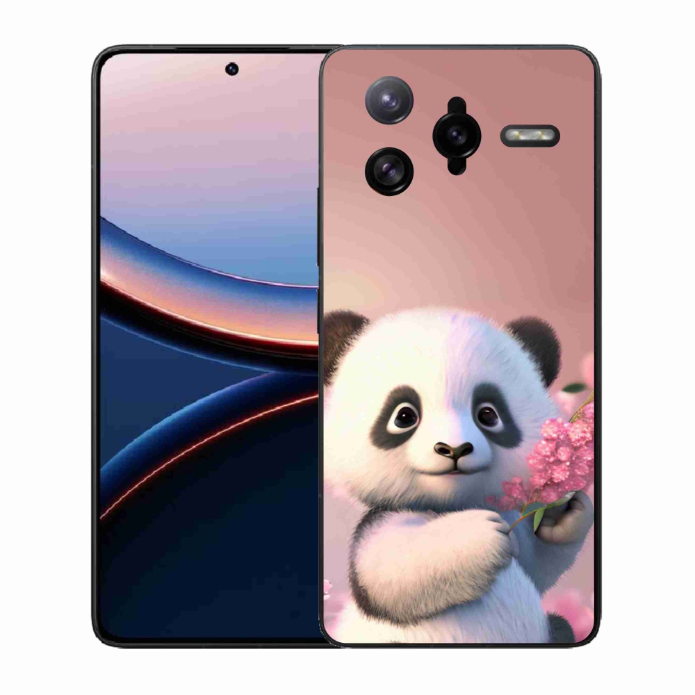 Gél borítás mmCase a Xiaomi Poco F7 Ultra számára - aranyos panda